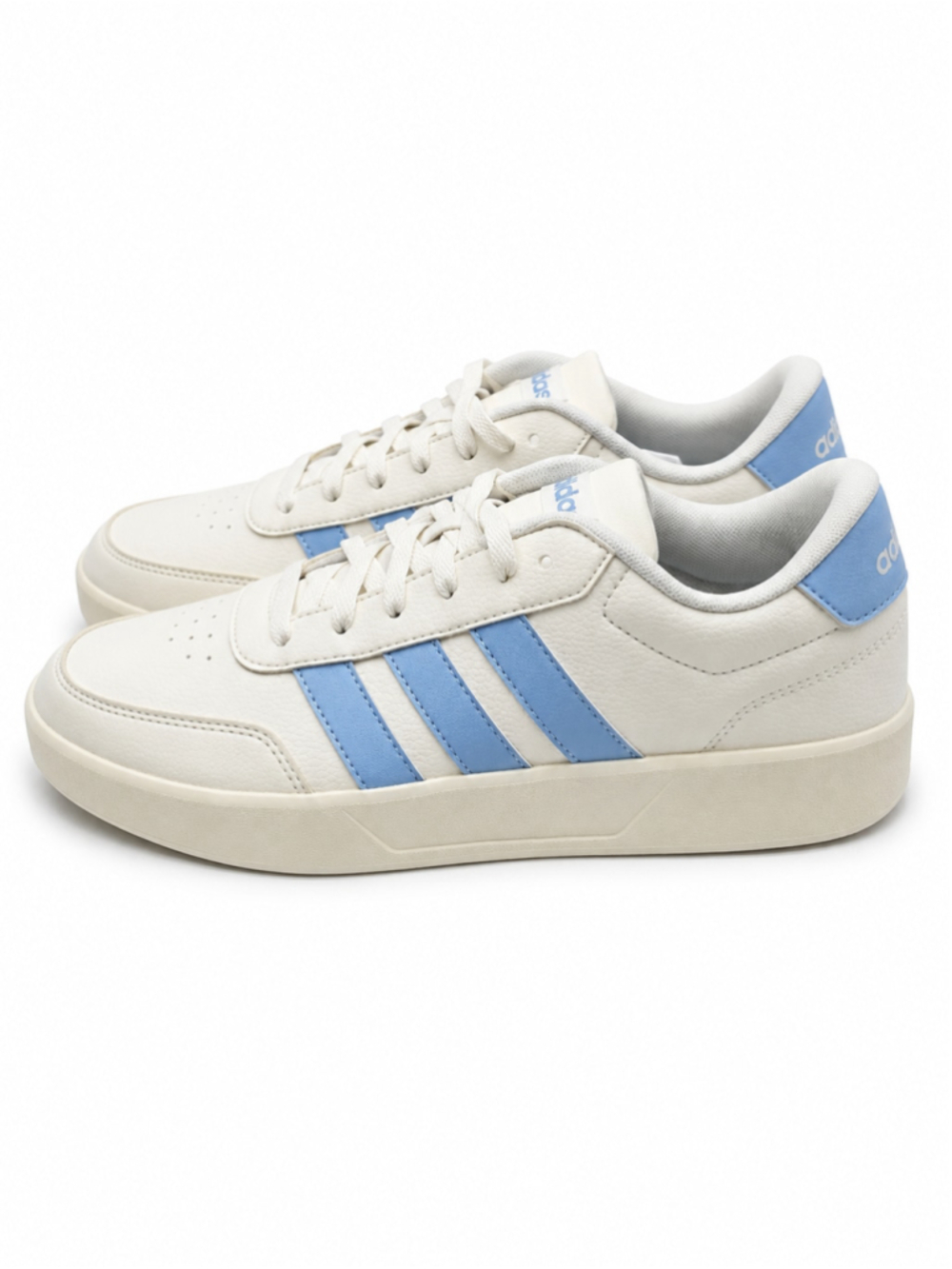 Adidas Breaknet 3.0 Women's Sneakers JQ6055 Core White Glow Blue Off White - Picture 2 of 7
